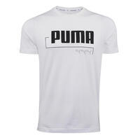 T-SHIRT PUMA FITNESS COTON BLANC - HOMME