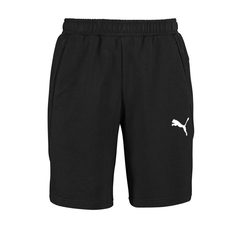Pantalon scurt fitness din bumbac cu logo Negru Bărbați 