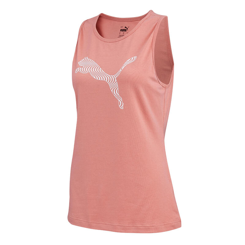 Camiseta fitness sin mangas Mujer Puma rosa