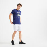 Men's Zip Pocket Breathable Essential Fitness Shorts - Light Grey