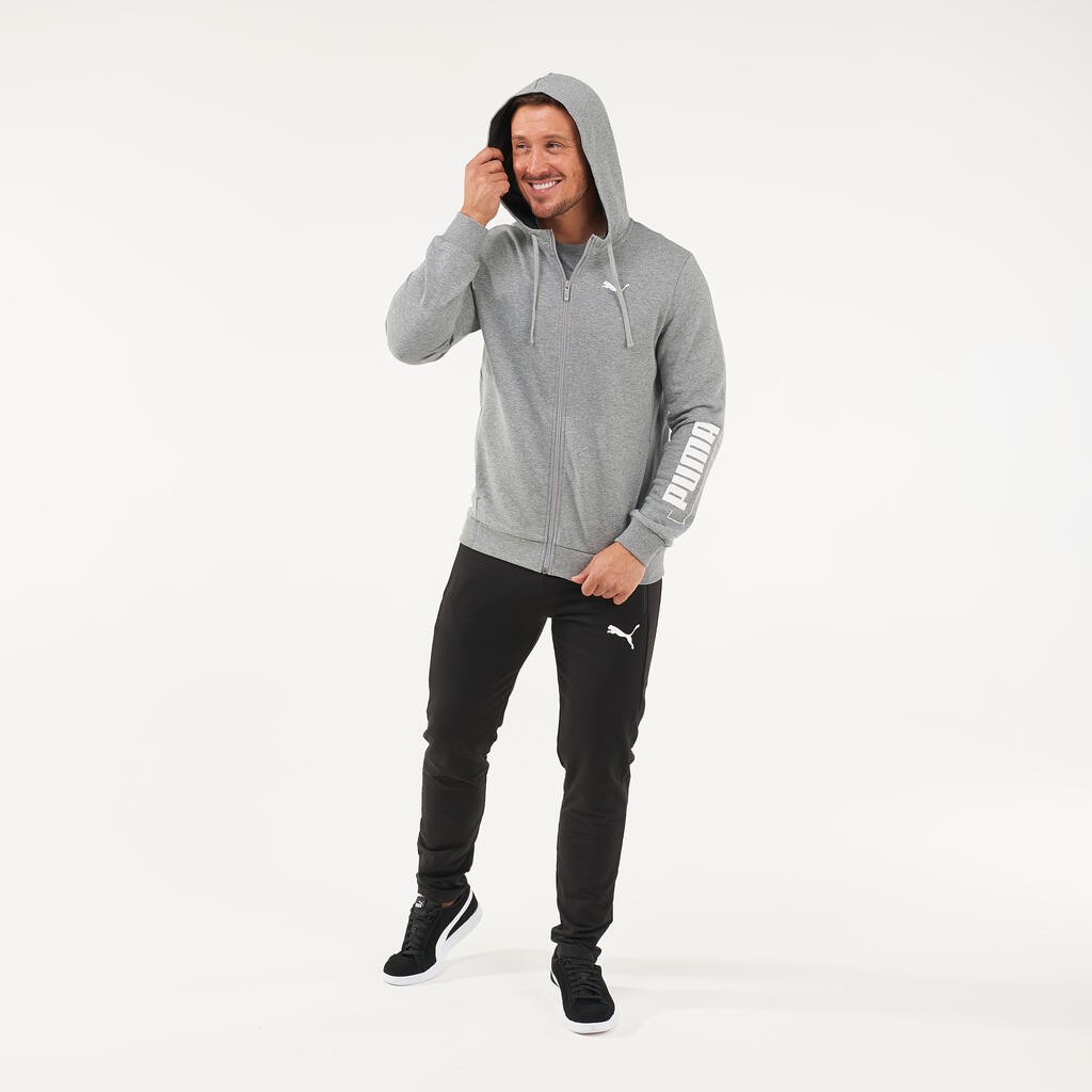 Men's Cotton Fitness Jacket - Grey