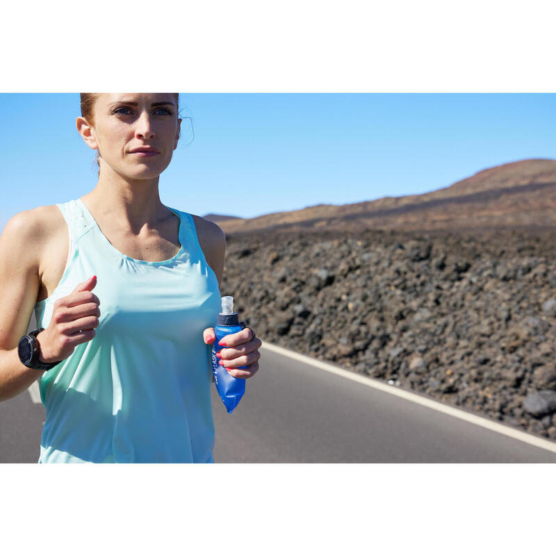 Bidón flexible running 250 ml azul