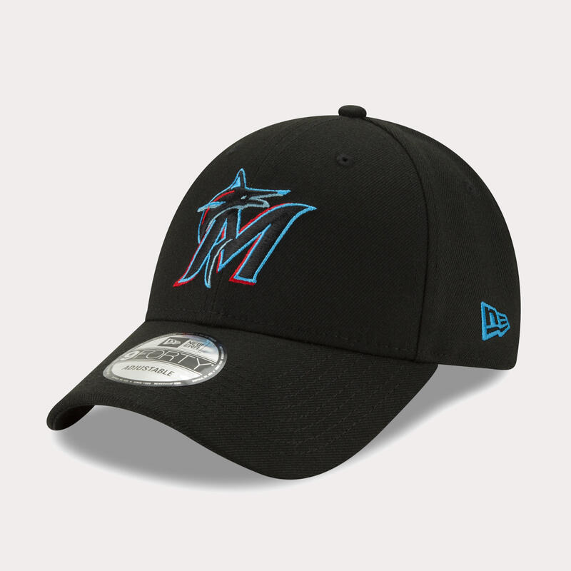 Honkbalpet MLB heren / dames Miami Marlins zwart