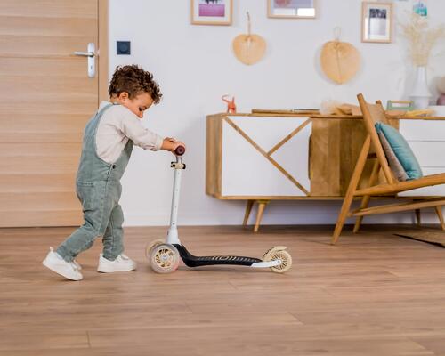 Scooter à 3 roues pour enfants B1 500 - Noir/Beige