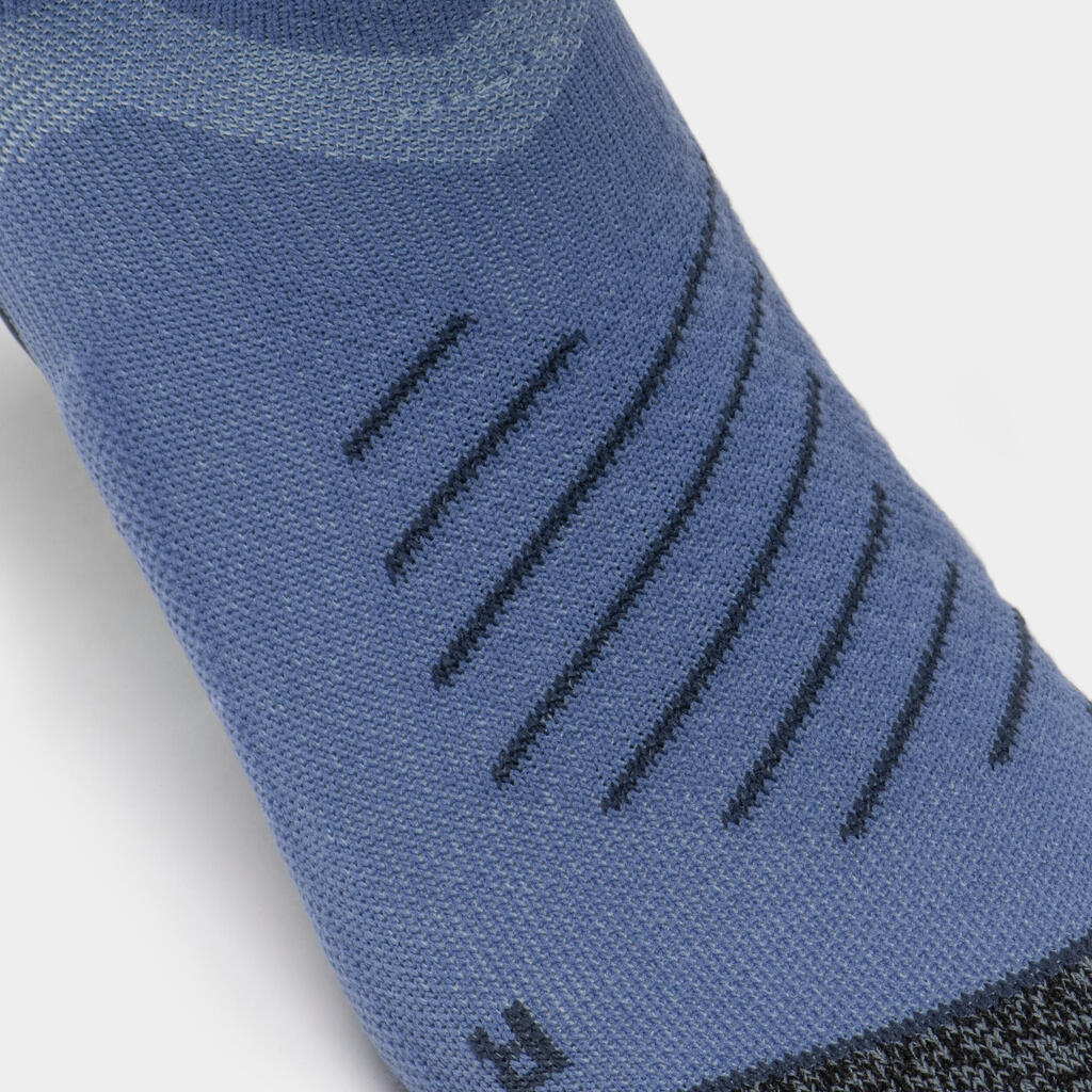 Women's Rugby Socks Training 510 Mid - Blue/Grey