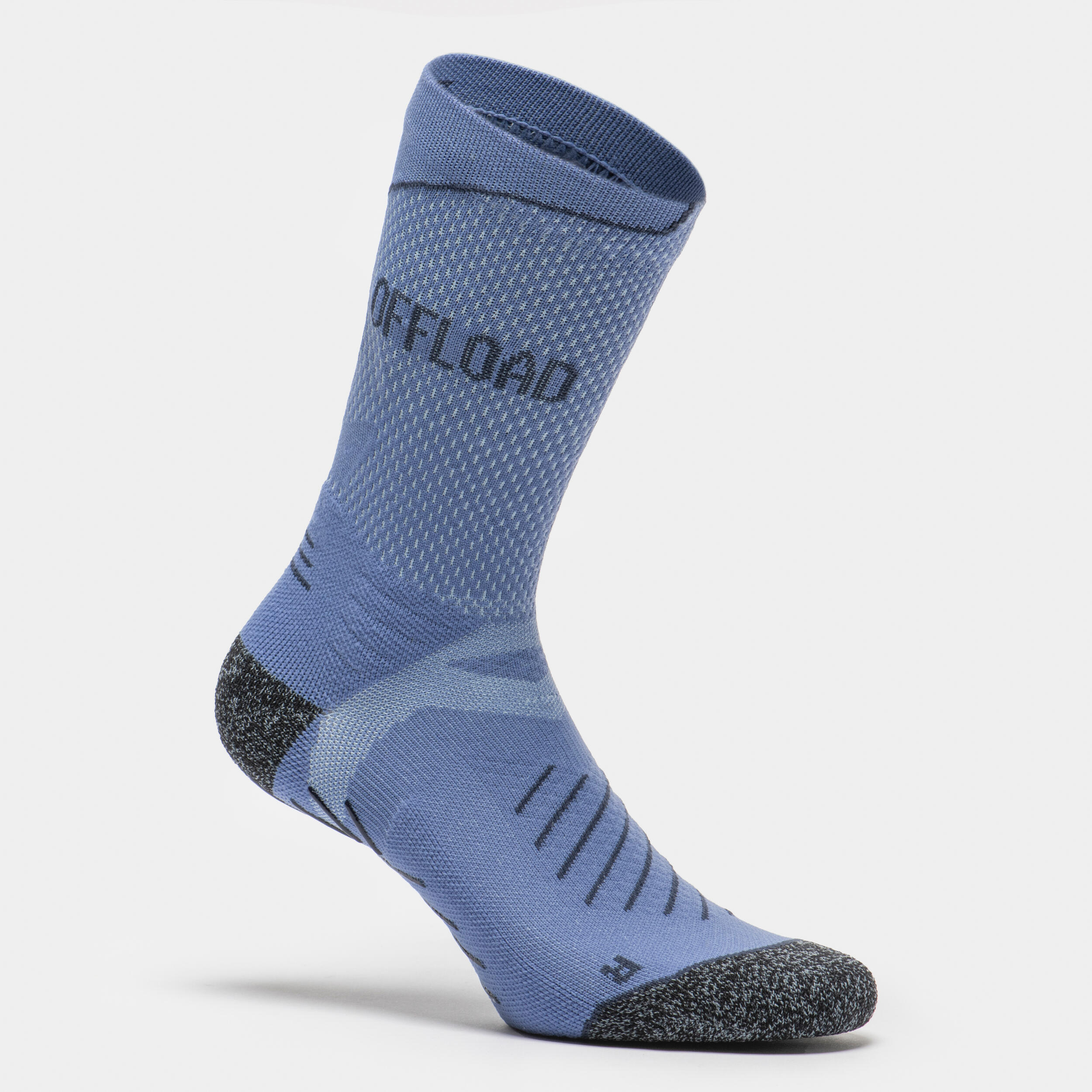 OFFLOAD Medias de rugby Mujer - TRAINING 510 MID azul gris