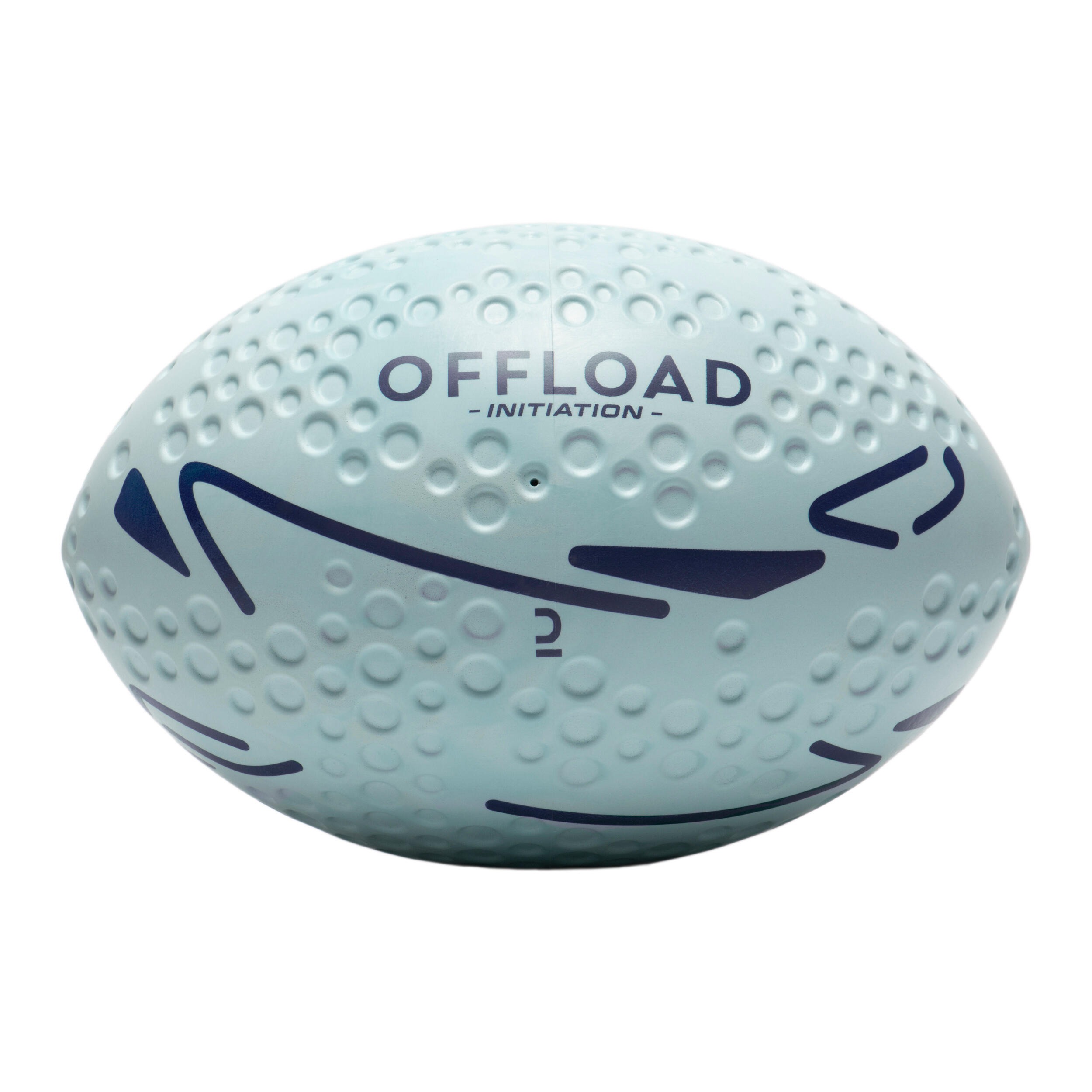 Foam Beginners' Rugby Ball Size 3 - Initiation Blue