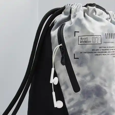 15L Fitness Backpack - Grey Print