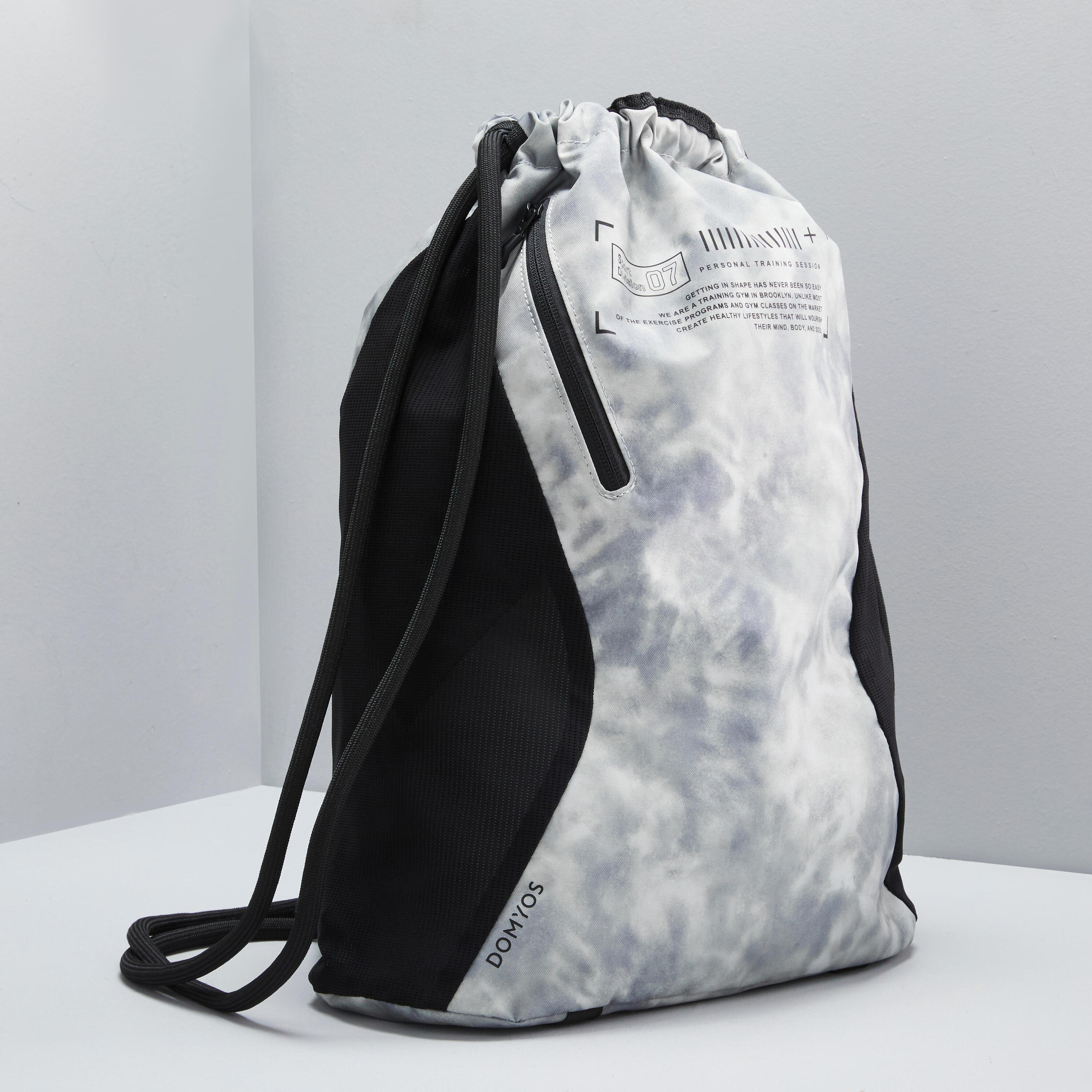 15L Fitness Backpack - Grey Print 2/9