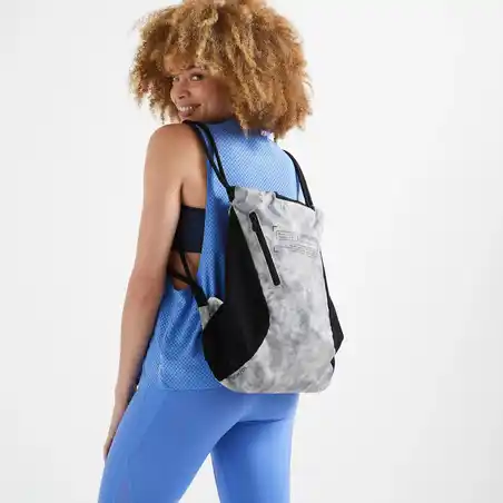 15L Fitness Backpack - Grey Print