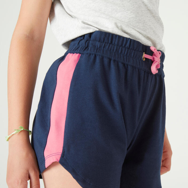 Shorts Baumwolle Kinder marineblau