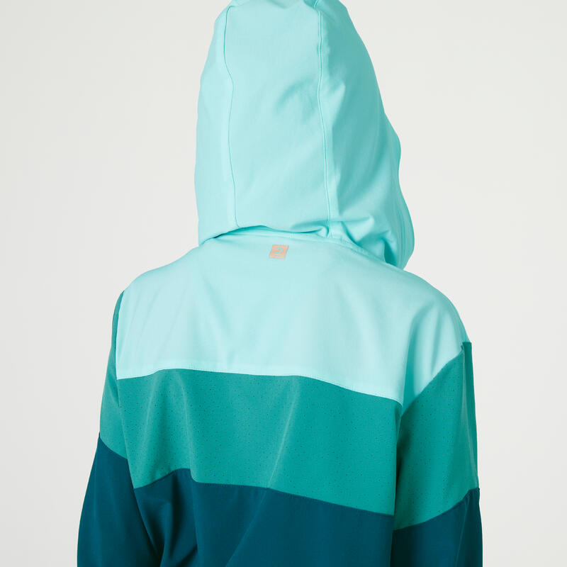 Chaqueta transpirable niña verde