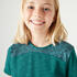 Girls Double Layered T-shirt S500- Green