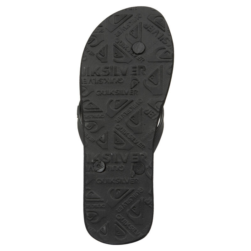 TONGS HOMME QUIKSILVER MOLOKAI Island Vibes Noire