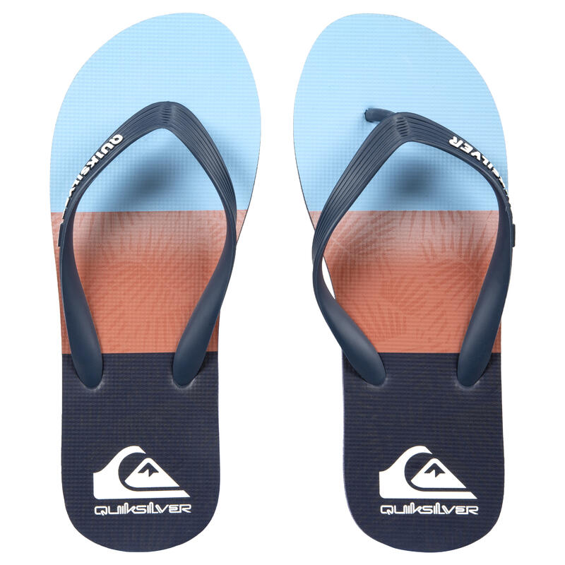 Infradito uomo QUIKSILVER MOLOKAI blu-arancione-azzurro