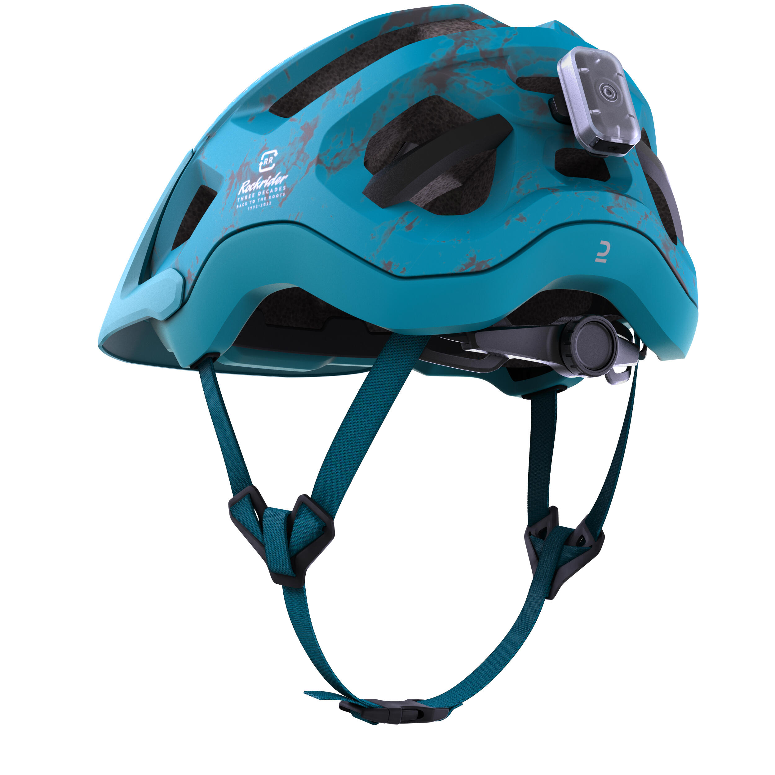 Mountain Bike Helmet EXPL 500 Turquoise ROCKRIDER Decathlon