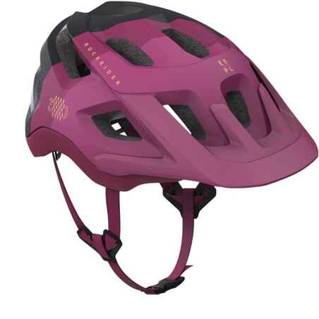 Mountain Bike Helmet ST 500 - Violet/Black Ltd