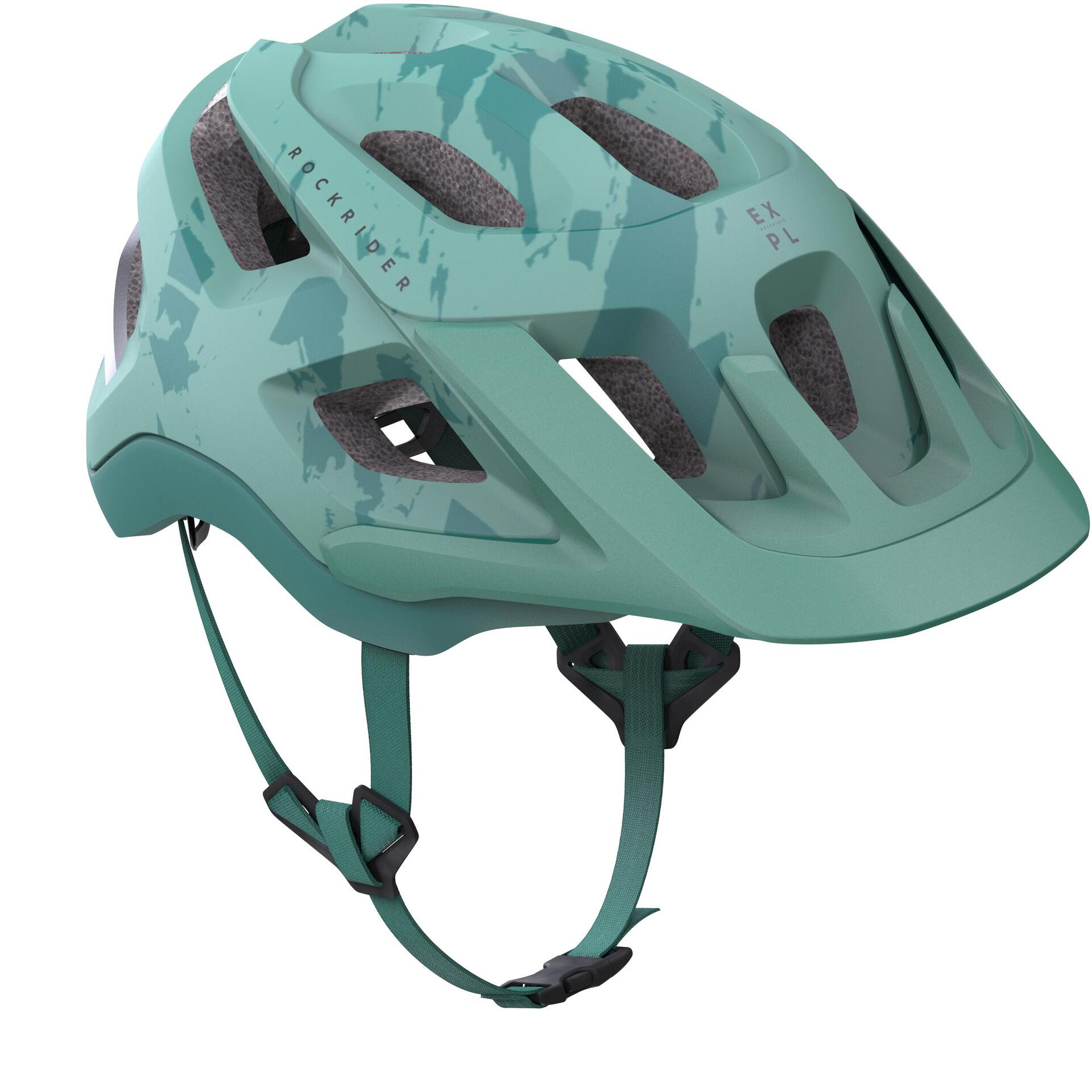 Mountain Bike Helmet Expl 500 Adult Green