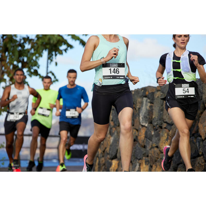 CINTO DE HIDRATAÇÃO PORTA-GARRAFAS DE CORRIDA PRETO