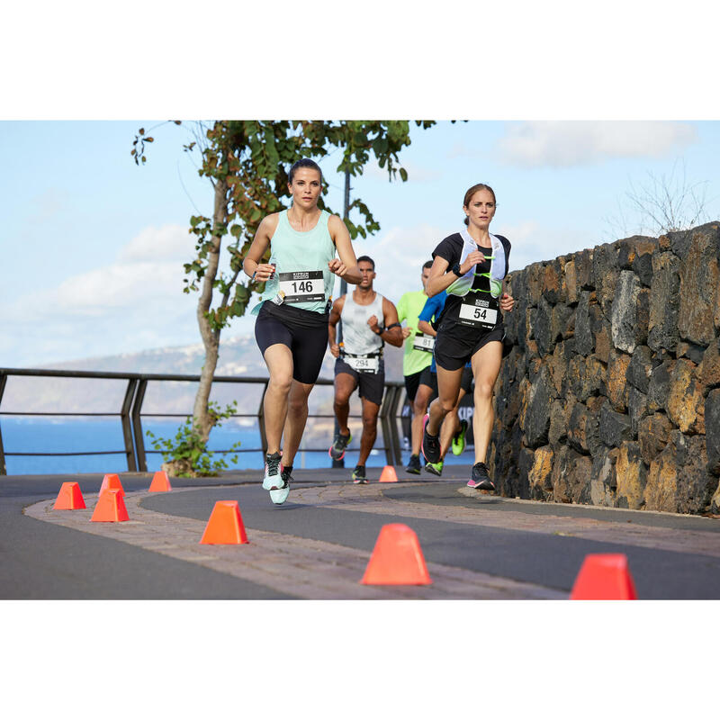 Cinturón hidratación running portabidones negro