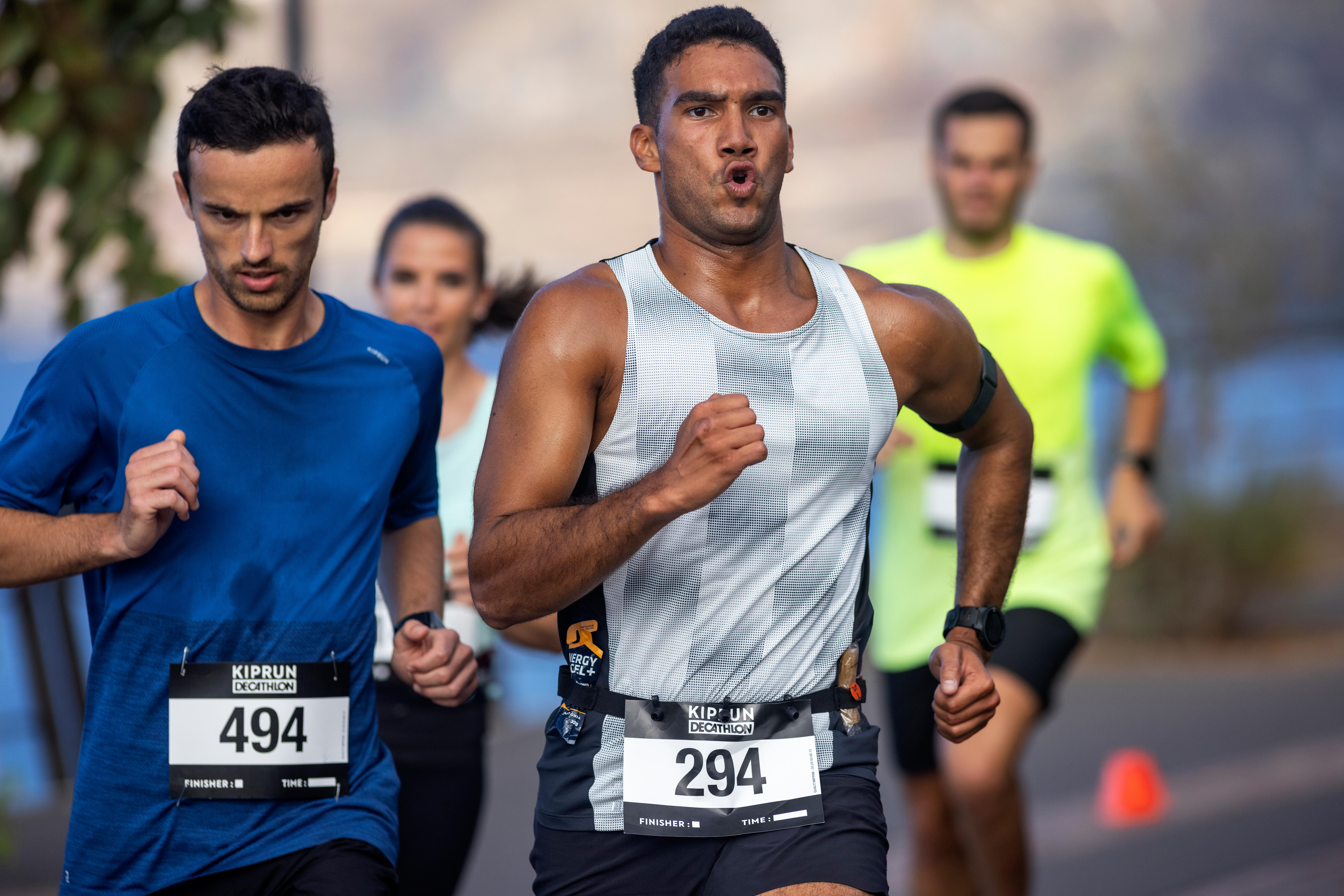 RACE NUMBER RUNNING BELT BLACK