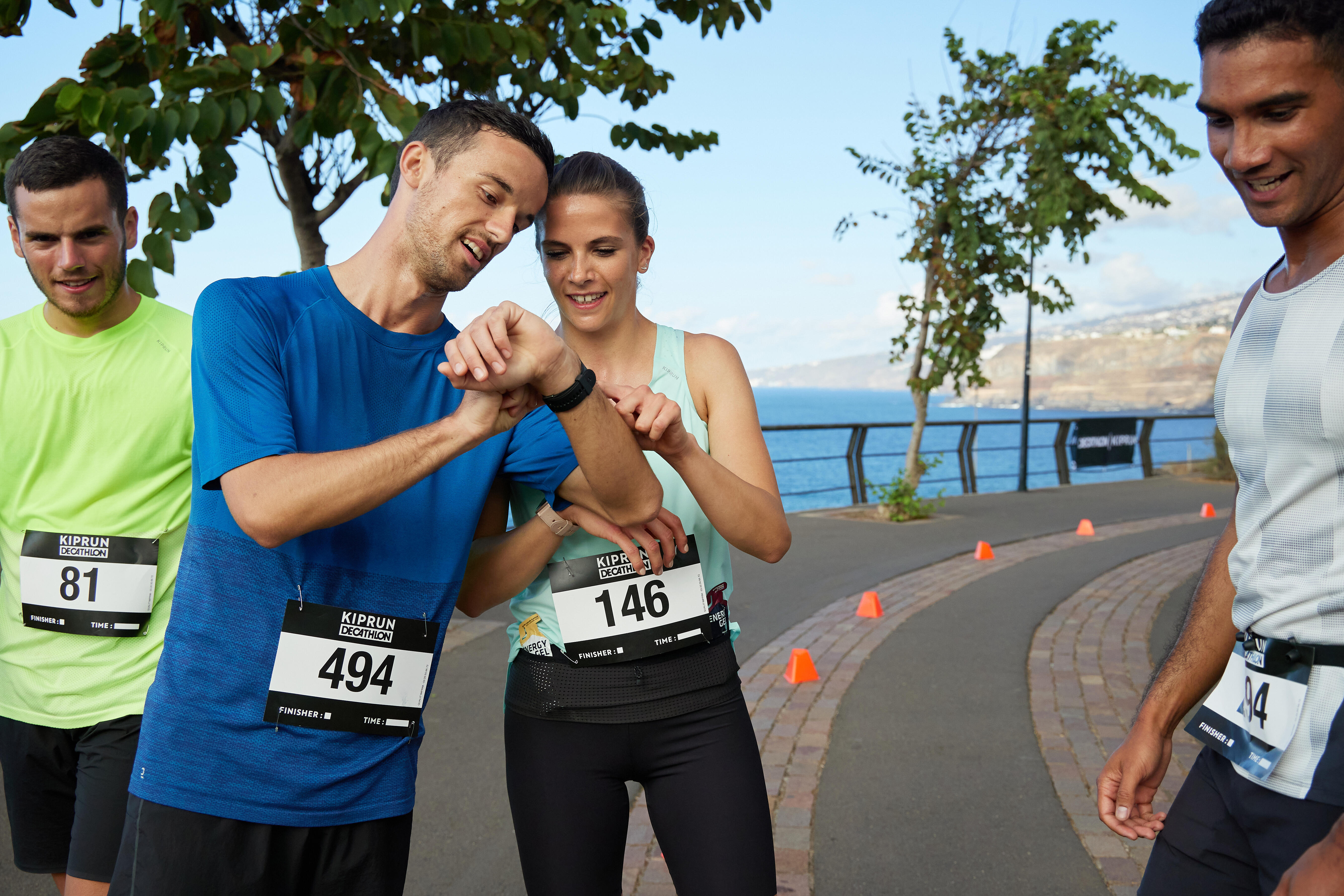 Road Running Hydration Belt for Two 250 ml Soft Flasks - KIPRUN
