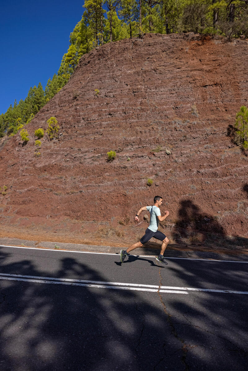 Cosciali running uomo KIPRUN neri