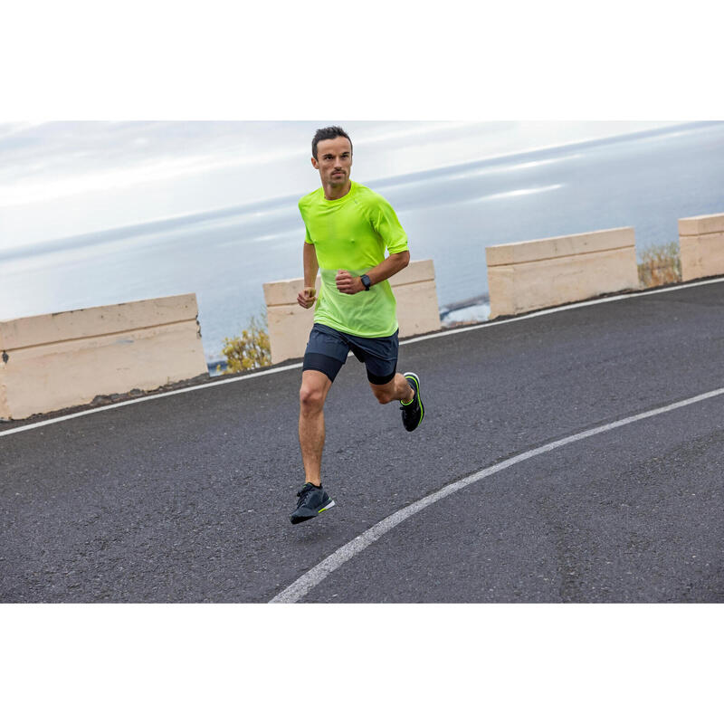 Férfi futó rövidnadrág, 2 az 1-ben - Kiprun Short Run