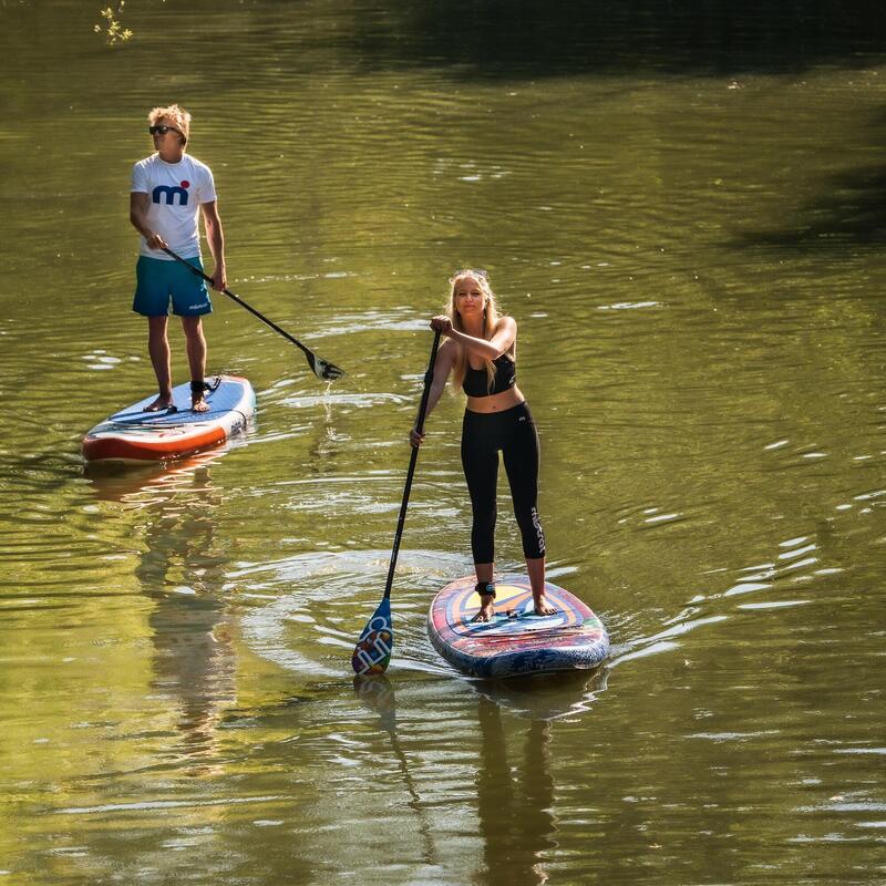 SUP Set Stand up Paddle aufblasbar DSFL 10´5 - Mistral Coral Einsteiger Familien