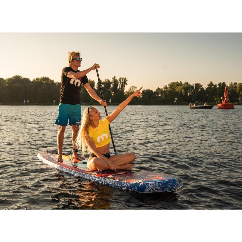 SUP Set Stand up Paddle aufblasbar DSFL 10´5 - Mistral Coral Einsteiger Familien