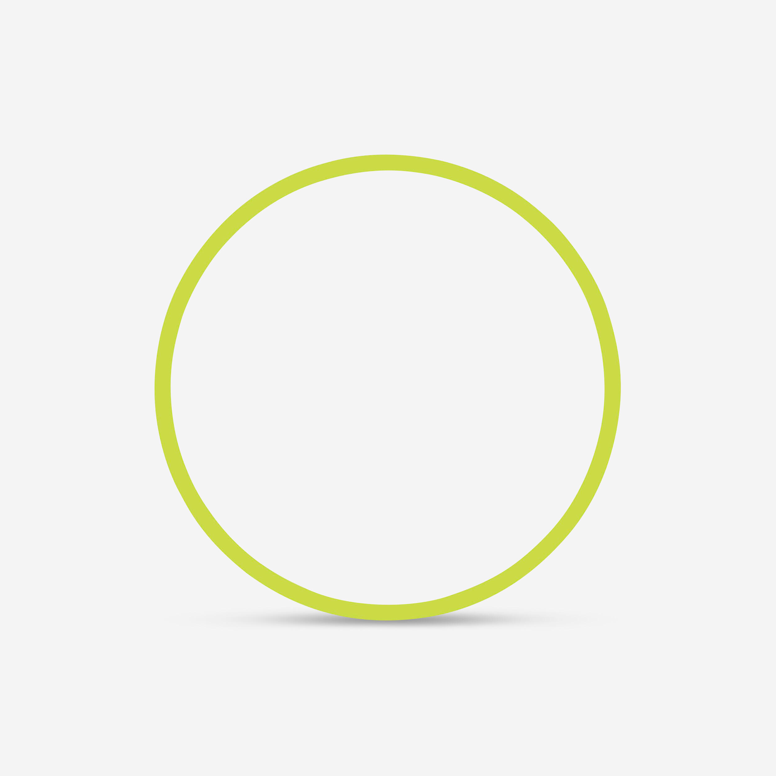 Rhythmic Gymnastics Hoop 50 cm Green Decathlon