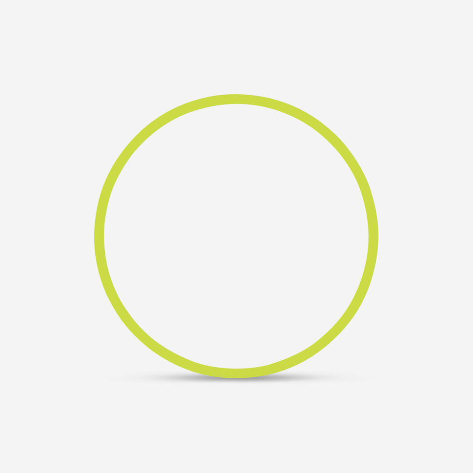 Obruč na moderní gymnastiku 50 cm zelená