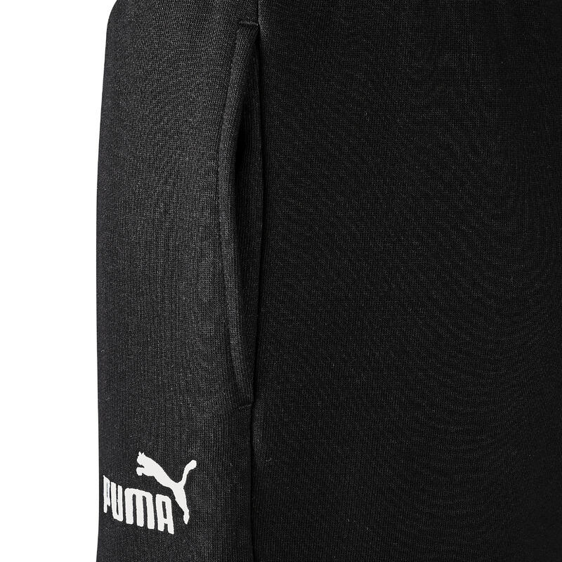 Pantaloni donna fitness Puma loose misto cotone neri