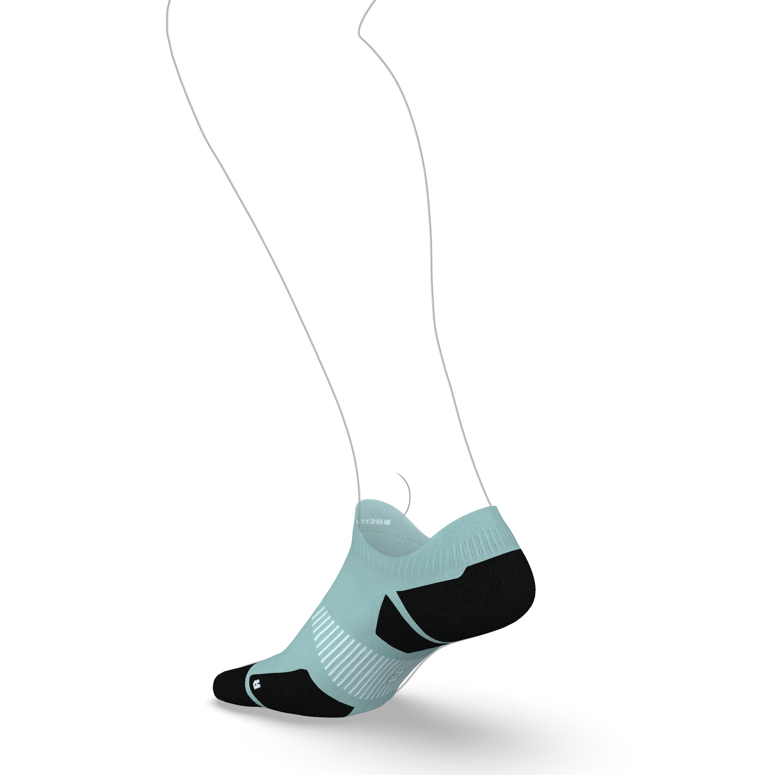 RUN900 INVISIBLE FINE RUNNING SOCKS - BLUE 2/14