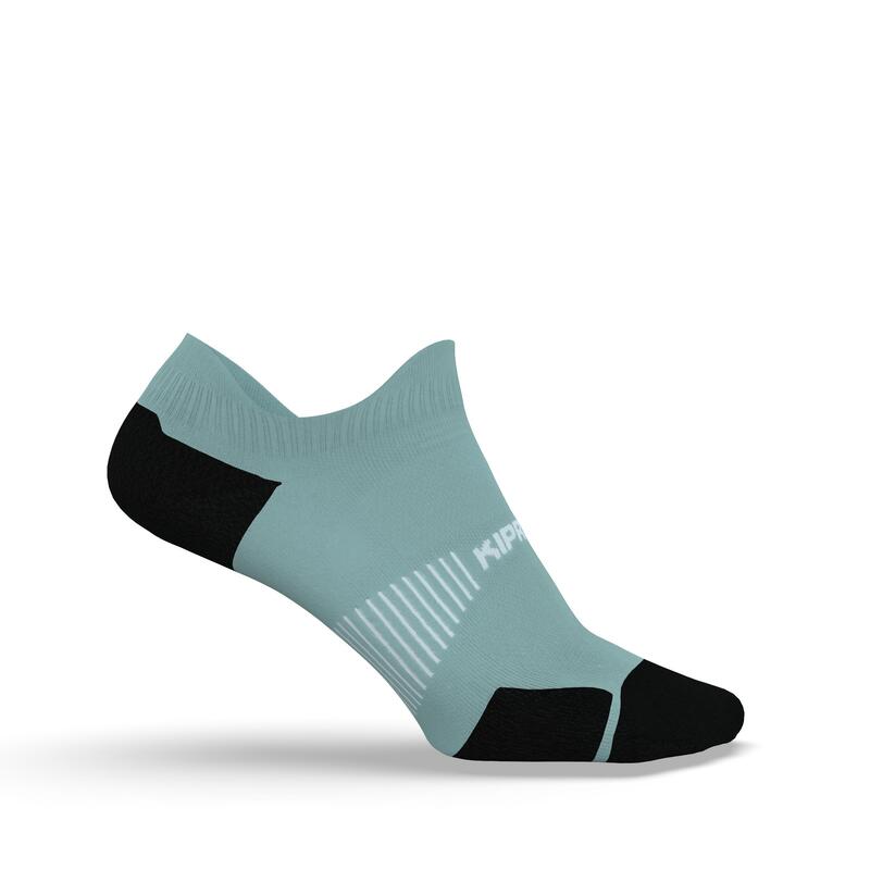 CHAUSSETTES DE RUNNING RUN900 FINES INVISIBLES BLEUE