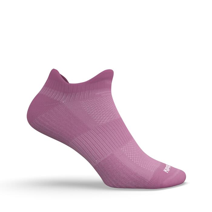 Unisex Invisible Running Socks 2 Pack - Purple