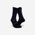 Chaussettes de running run900 mi-mollet laine merinos marine