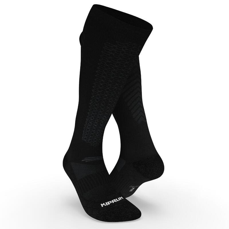 Calcetines Running RUN900 Negro Finos Invisibles Ecodiseño - Decathlon