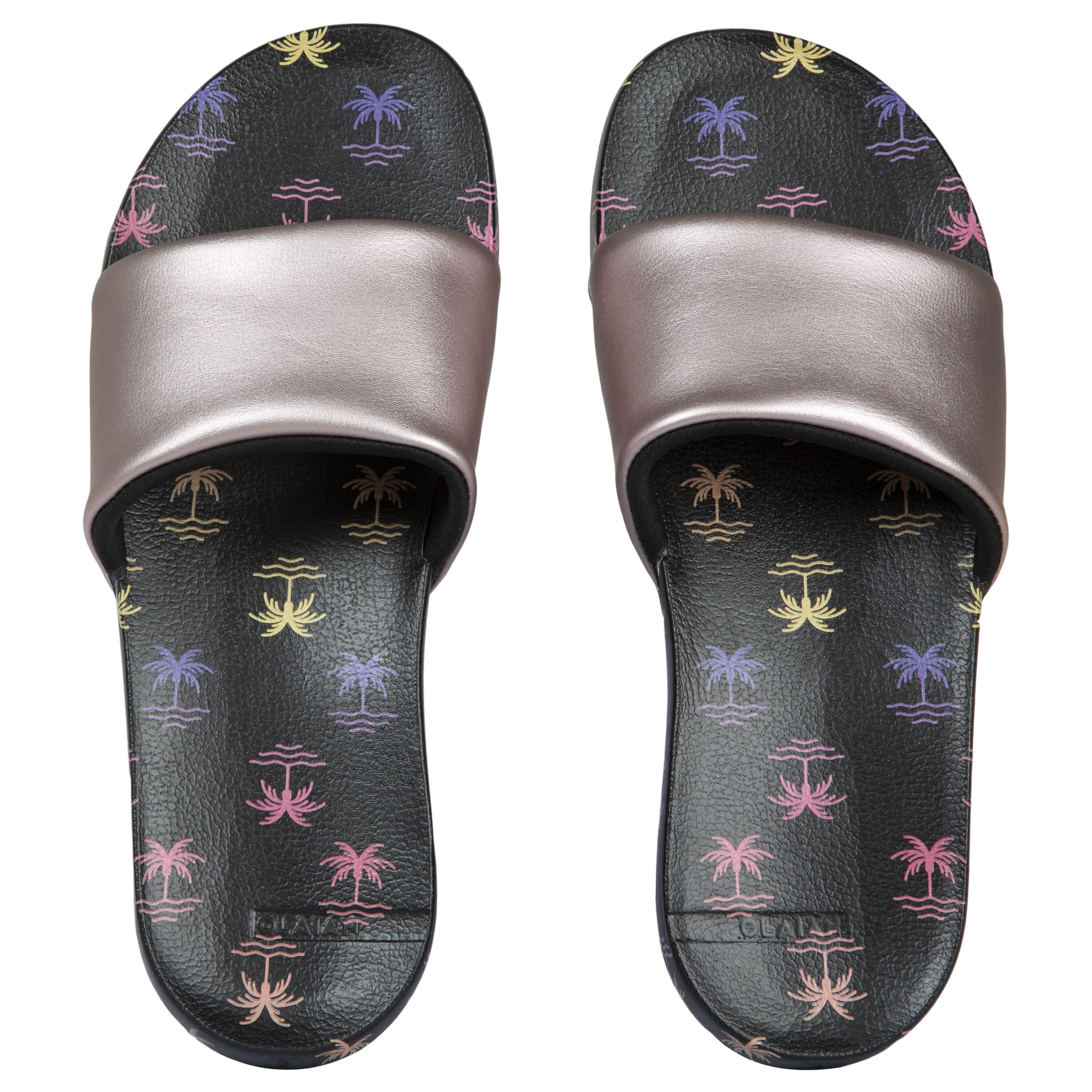 Women’s SANDALS SLAPS 550 - Palmy Black 2/6