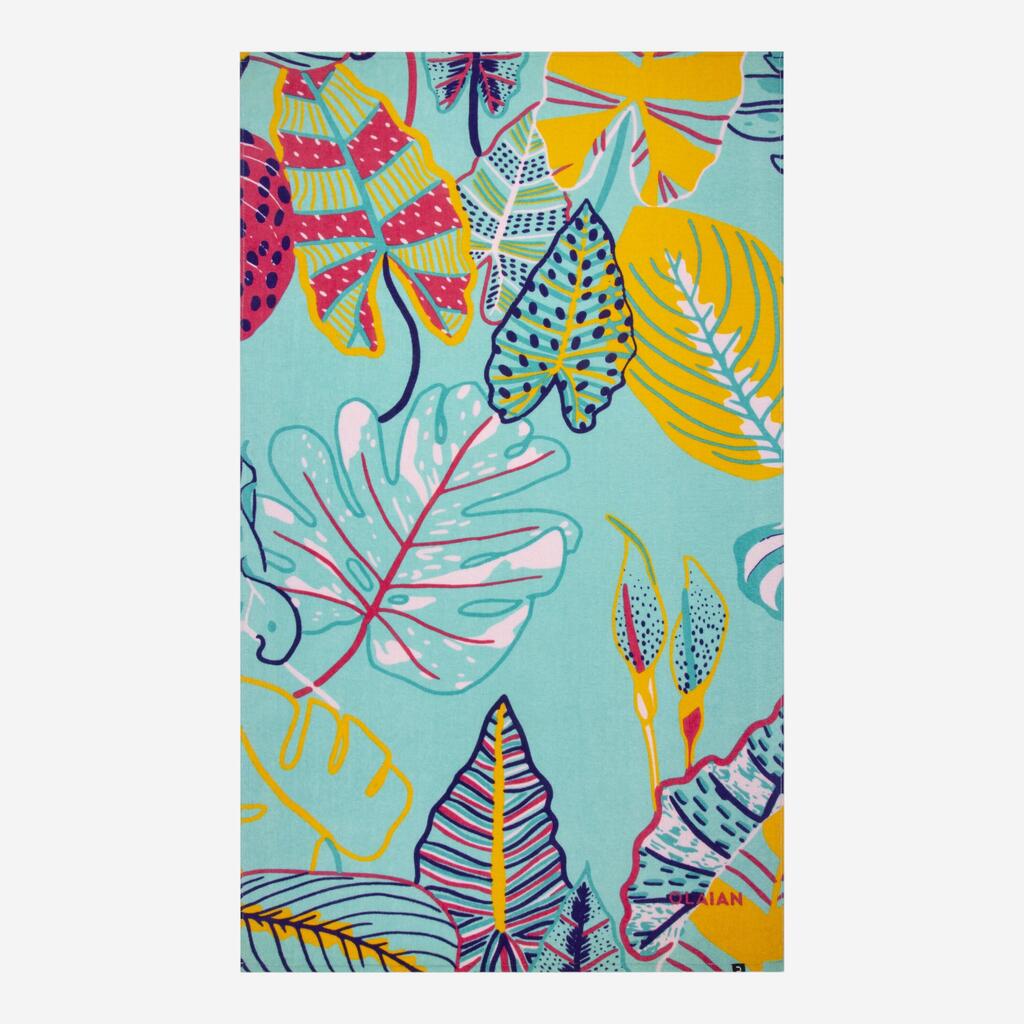 Serviette de plage 145 x 85 cm - Ikat multicolore