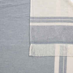 Beach towel poncho 190 x 190 cm - grey blue