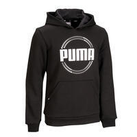 Sweat à capuche enfant - noir avec imprimé PUMA