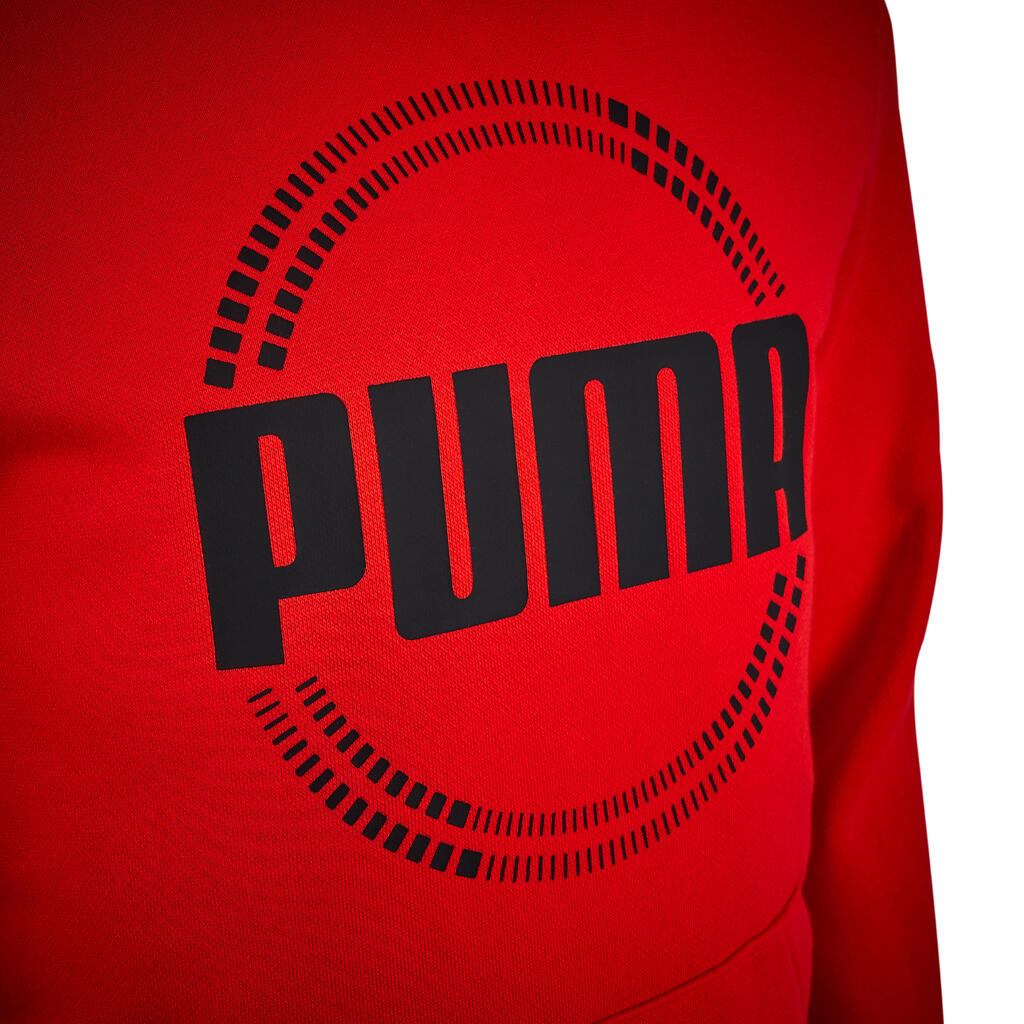 Crveni duks sa kapuljačom sa Puma printom