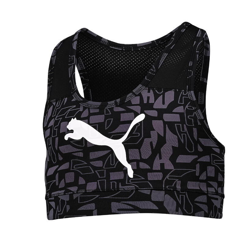 Top bambina ginnastica Puma nero