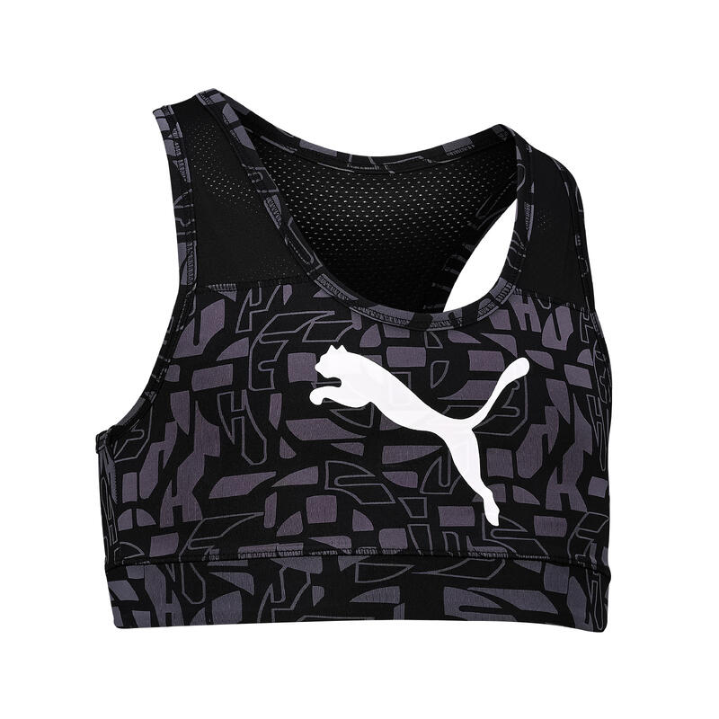 Top bambina ginnastica Puma nero