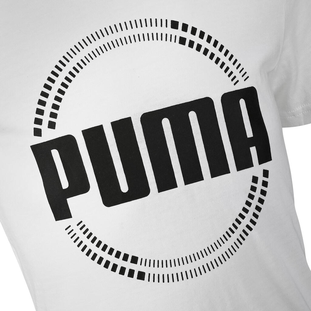 T-Shirt Puma Kinder weiss bedruckt