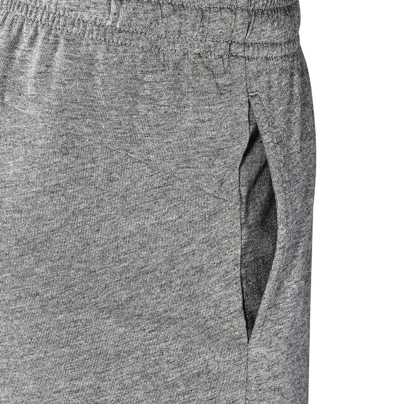 Pantalón chandal corto Puma gimnasia niño y niña básico gris