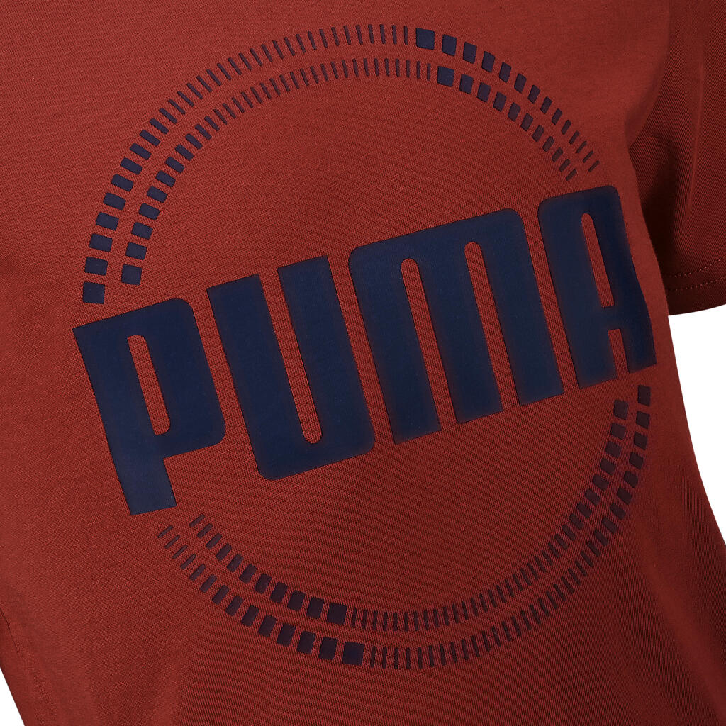 T-Shirt Puma Kinder bordeaux bedruckt
