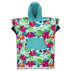 ADULT SURF PONCHO 500 Print - Bora