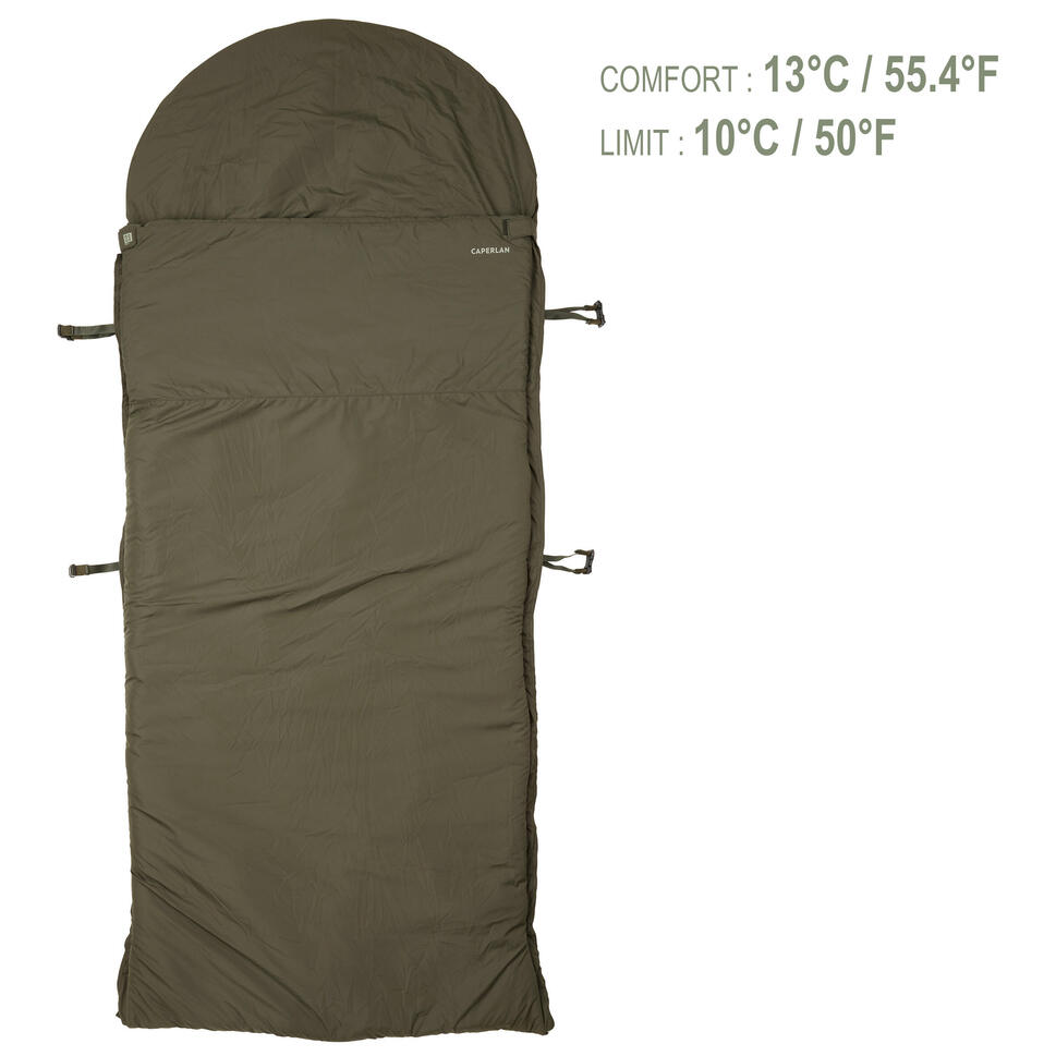 2season sleeping bag for carp fishing CAPERLAN Decathlon